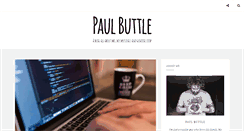 Desktop Screenshot of paulbuttle.com